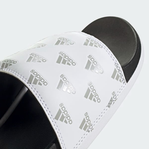 DÉP CHÍNH HÃNG - Adidas ADILETTE Comfort Slipper White Gray - GV9737