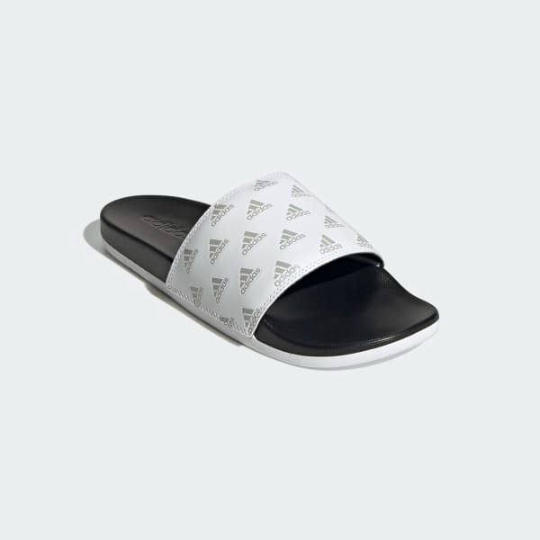 DÉP CHÍNH HÃNG - Adidas ADILETTE Comfort Slipper White Gray - GV9737