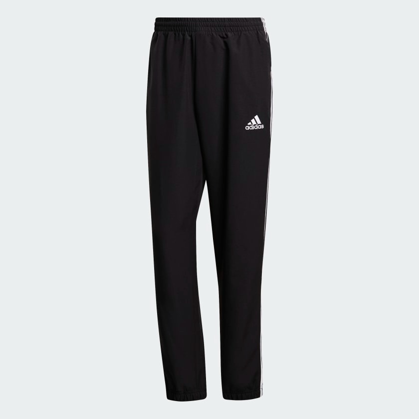 Bộ Thể Thao Nam Chính hãng - Bộ Gió Aeroready Essentials Regular-Fit 3-Stripes Track Suit ''Black'' - GK9950