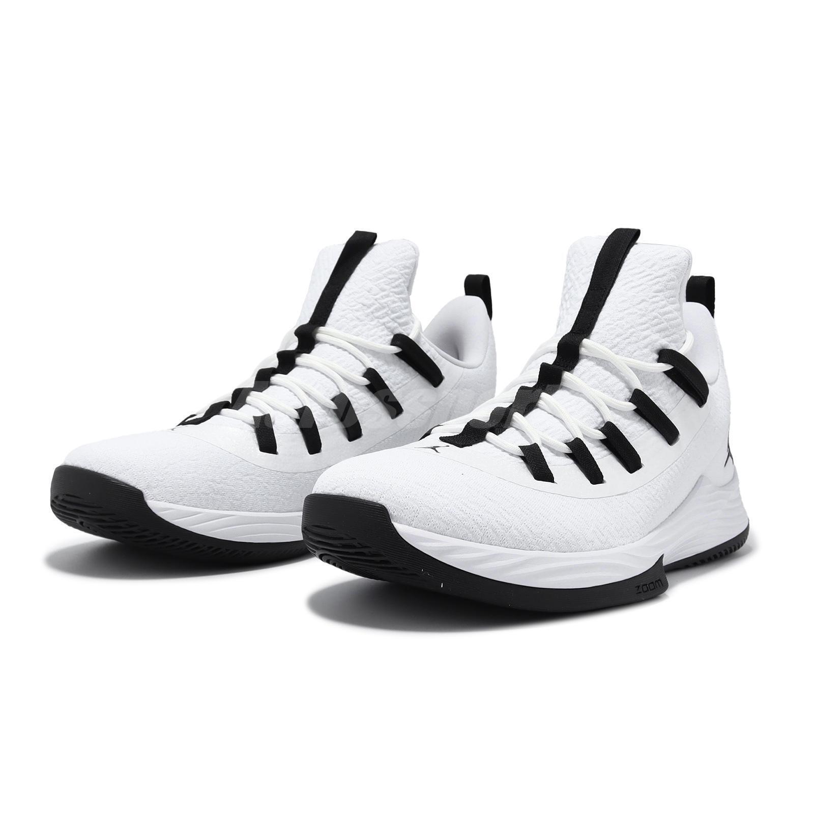 GIÀY BÓNG RỔ NIKE - Jordan Ultra Fly 2 Low White Black - AH8110-100