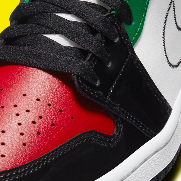 Giày Casual Chính Hãng - Nike Wmns Air Jordan 1 Mid SE 'Multicolor' - DB5454-001