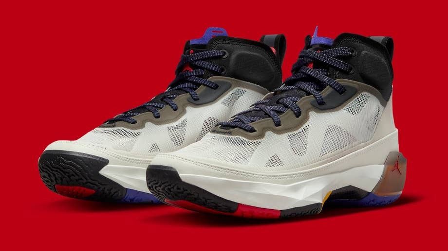 Giày Bóng Rổ Chính Hãng Nike Jordan 37 Light Bone Dark Concord