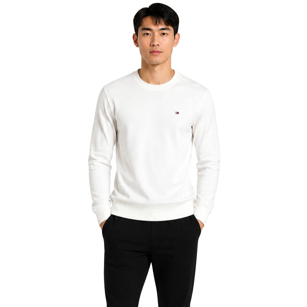 Áo Sweater Chính Hãng - Áo Len Tommy Hilfiger 'White' - 78J8320-110
