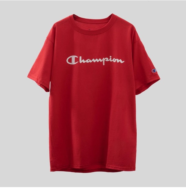 Áo Tshirts Chính Hãng - Áo Thun Champion Big Logo Màu Đỏ - C01