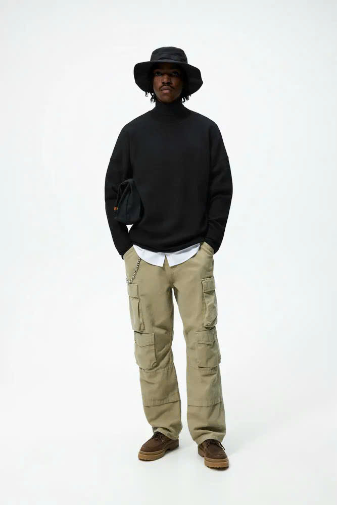 Áo Sweater Chính Hãng - Áo Len Zara Cổ Cao 'Black' - 063230-BLK