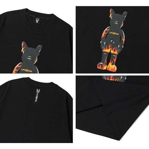 ÁO THỂ THAO HÈ - LifeWork Flame Figure Short-Sleeved - LW232TS418