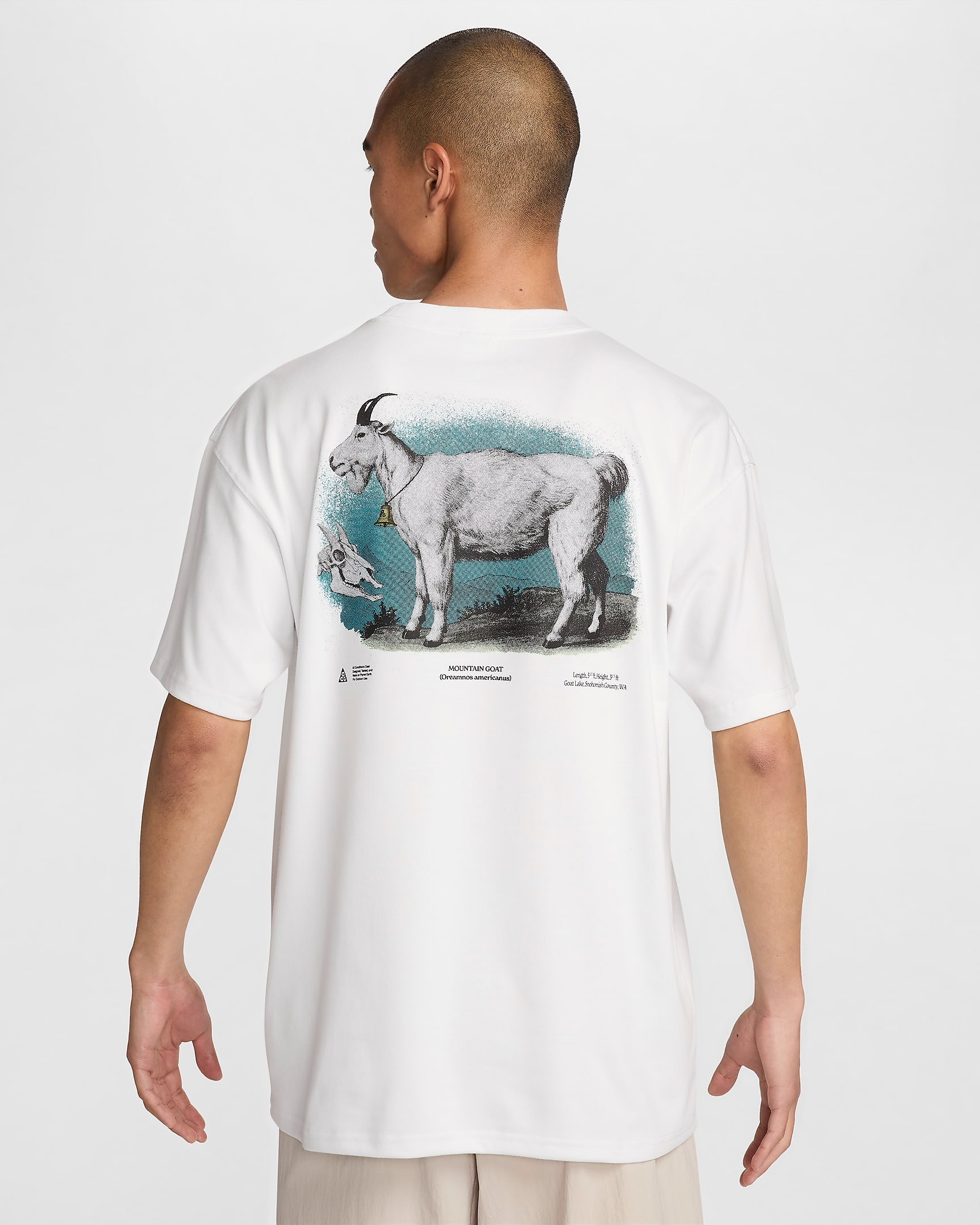 Áo Tshirt Chính Hãng - Nike ACG Men's Dri-FIT 'All Conditions Goat' White - FV3492-121