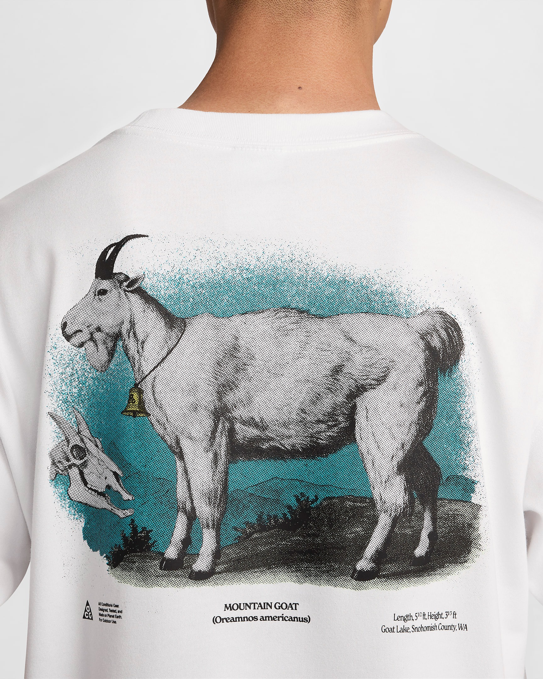 Áo Tshirt Chính Hãng - Nike ACG Men's Dri-FIT 'All Conditions Goat' White - FV3492-121