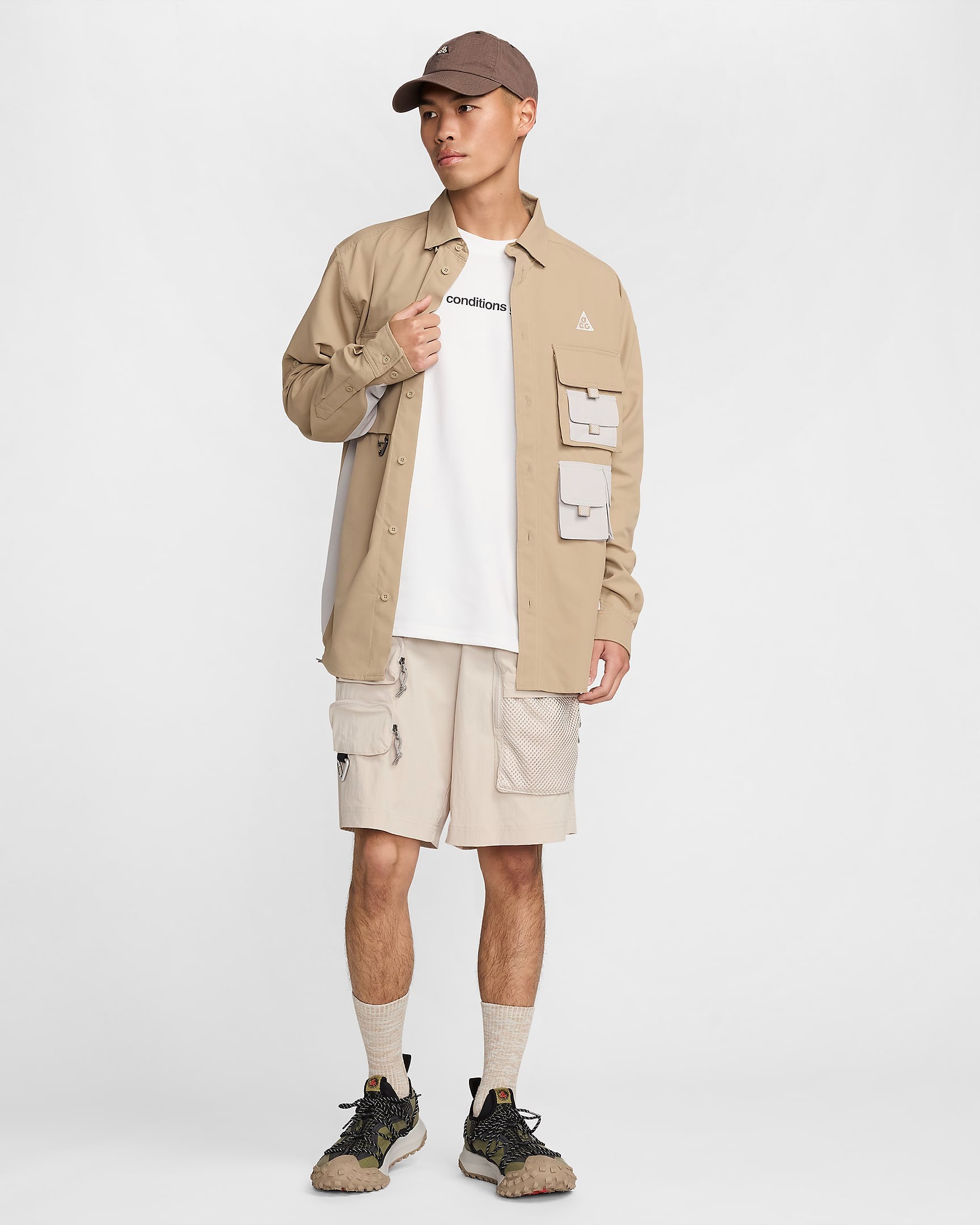 Áo Tshirt Chính Hãng - Nike ACG Men's Dri-FIT 'All Conditions Goat' White - FV3492-121