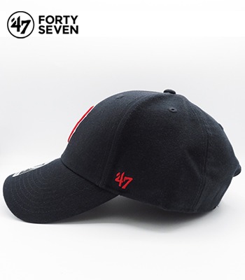 Phụ Kiện Chính Hãng - Mũ MLB47 Brand Boston Red Sox MVP Snapback 'Black' - B-MVP02WBV-HM