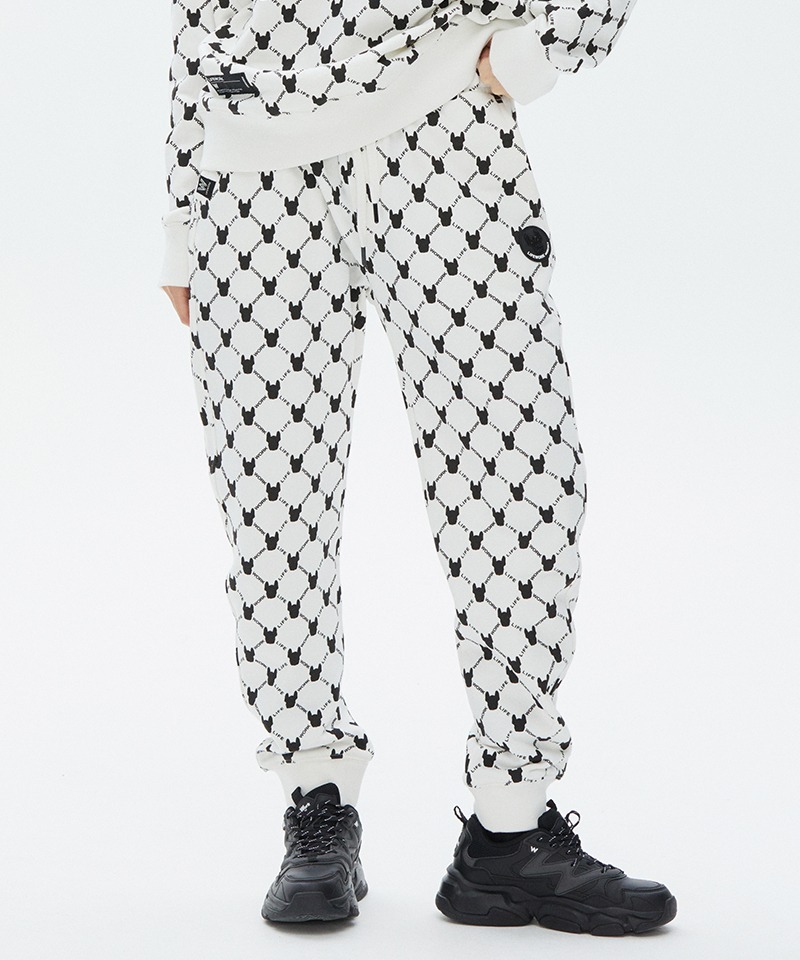 Quần Dài Chính Hãng - Quần Jogger Life Work Monogram Pattern Jogger Pants 