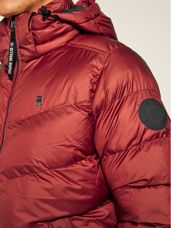 Áo Khoác Phao Nam - G-Star RAW Whistler Hooded Puffer Jacket 'Red' - D14010-B958-5298