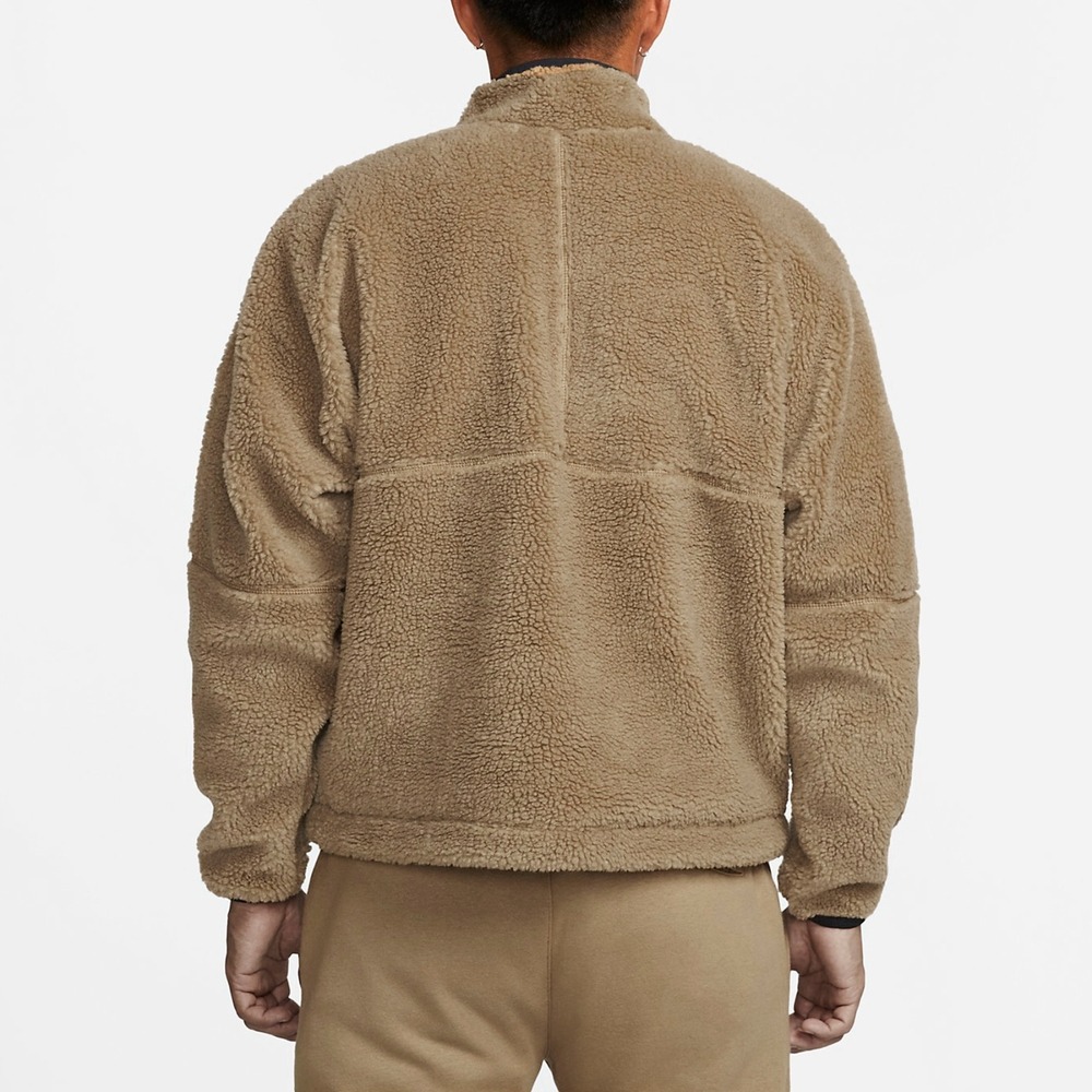 Áo Hoodie Chính Hãng  - Nike Club Winter half-zip fleece jacket 'Brown' - DQ4880-258