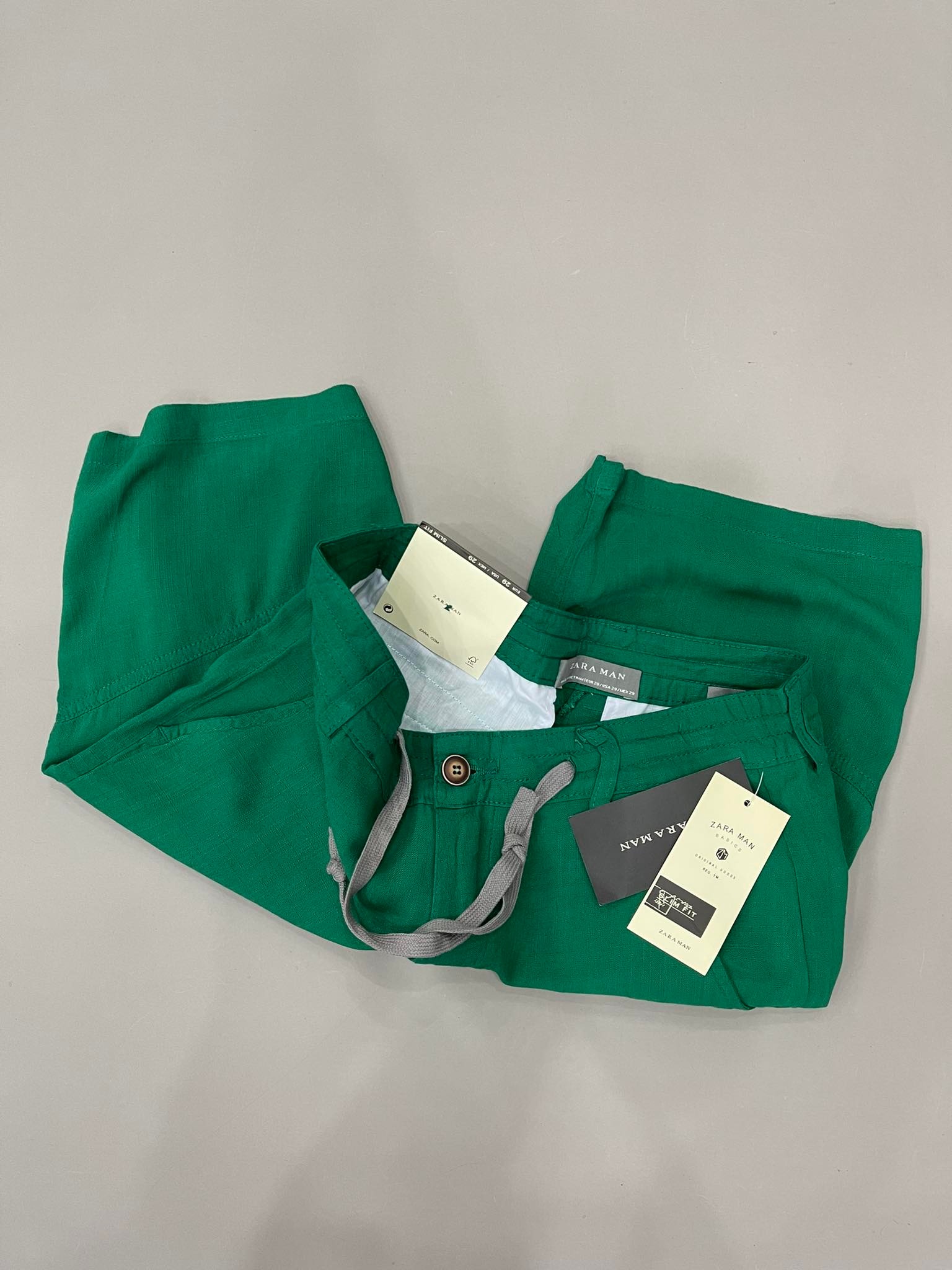 Quần Đùi Nam- Zara Men's Linen 