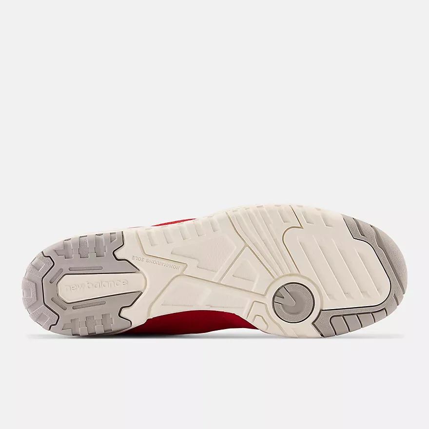 GIÀY CASUAL CHÍNH HÃNG - New Balance 550 Suede Pack Team Red White Concrete Grey - BB550VND