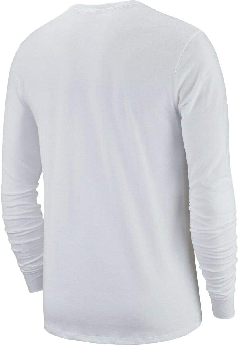 ÁO SWEATSHIRTS CHÍNH HÃNG - NiKe Men's Dry LEBRON Strongest Long Sleeve Graphic Tee White - 924221-100