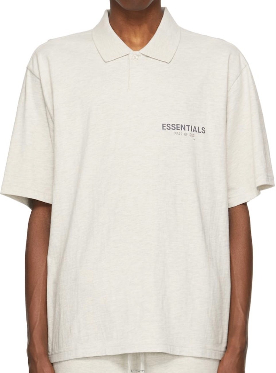 Áo Polo Chính Hãng - Fear of God ESSENTIALS 'Oatmeal' - 125HO202022F