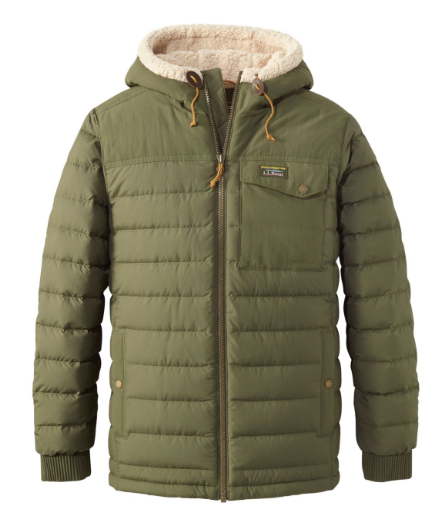 Áo Khoác Chính Hãng : L.L. B.e.a.n Men's Mountain Jacket, Sherpa-Lined 