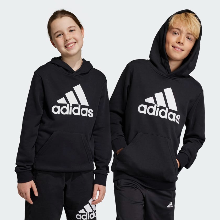 Áo Hoodie Chính Hãng - adidas Big Logo Essentials Cotton ''Black'' -HR6380