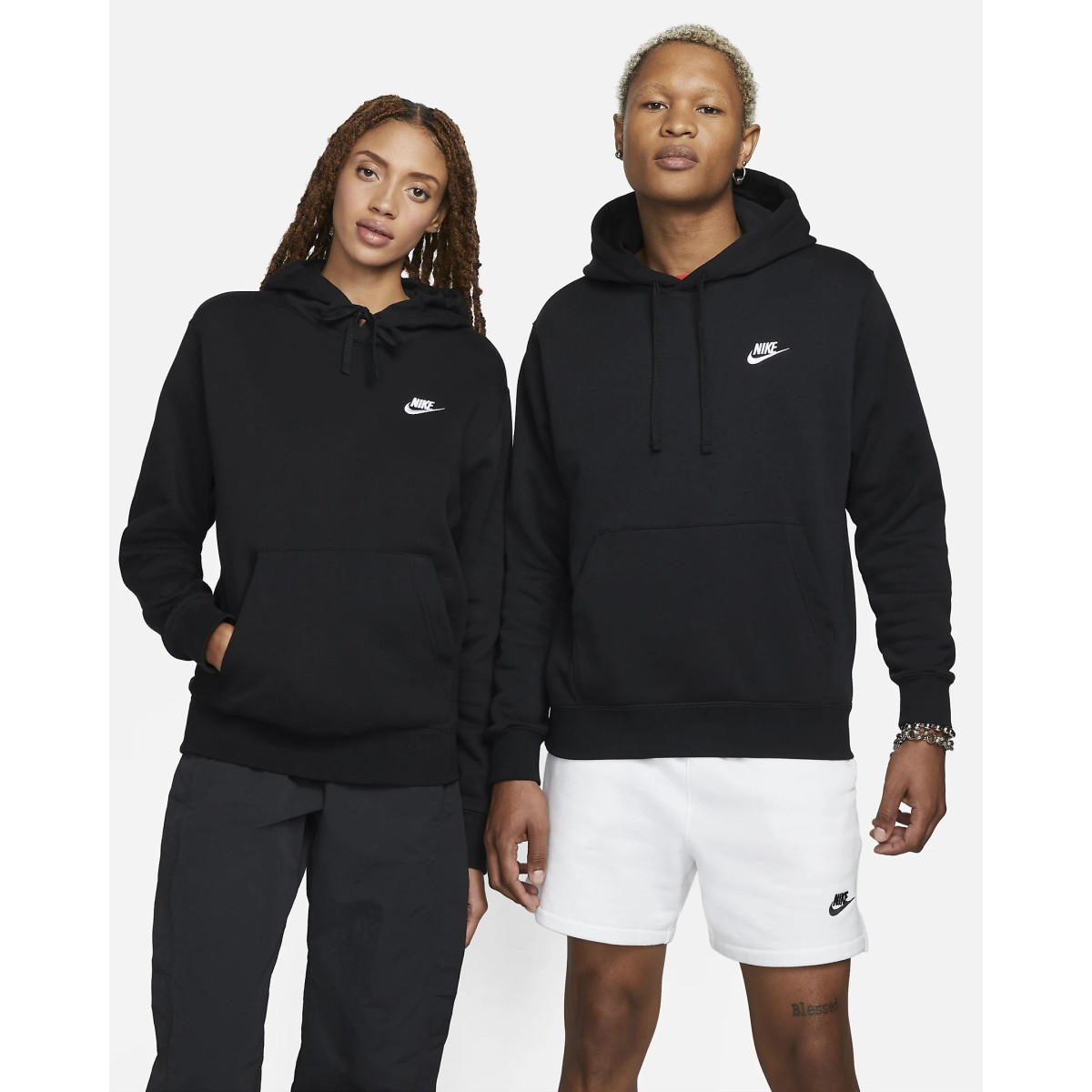 Ão Hoodie ChÃnh Hãng - Nike Sportswear Club ''Black'' - BV2654-010