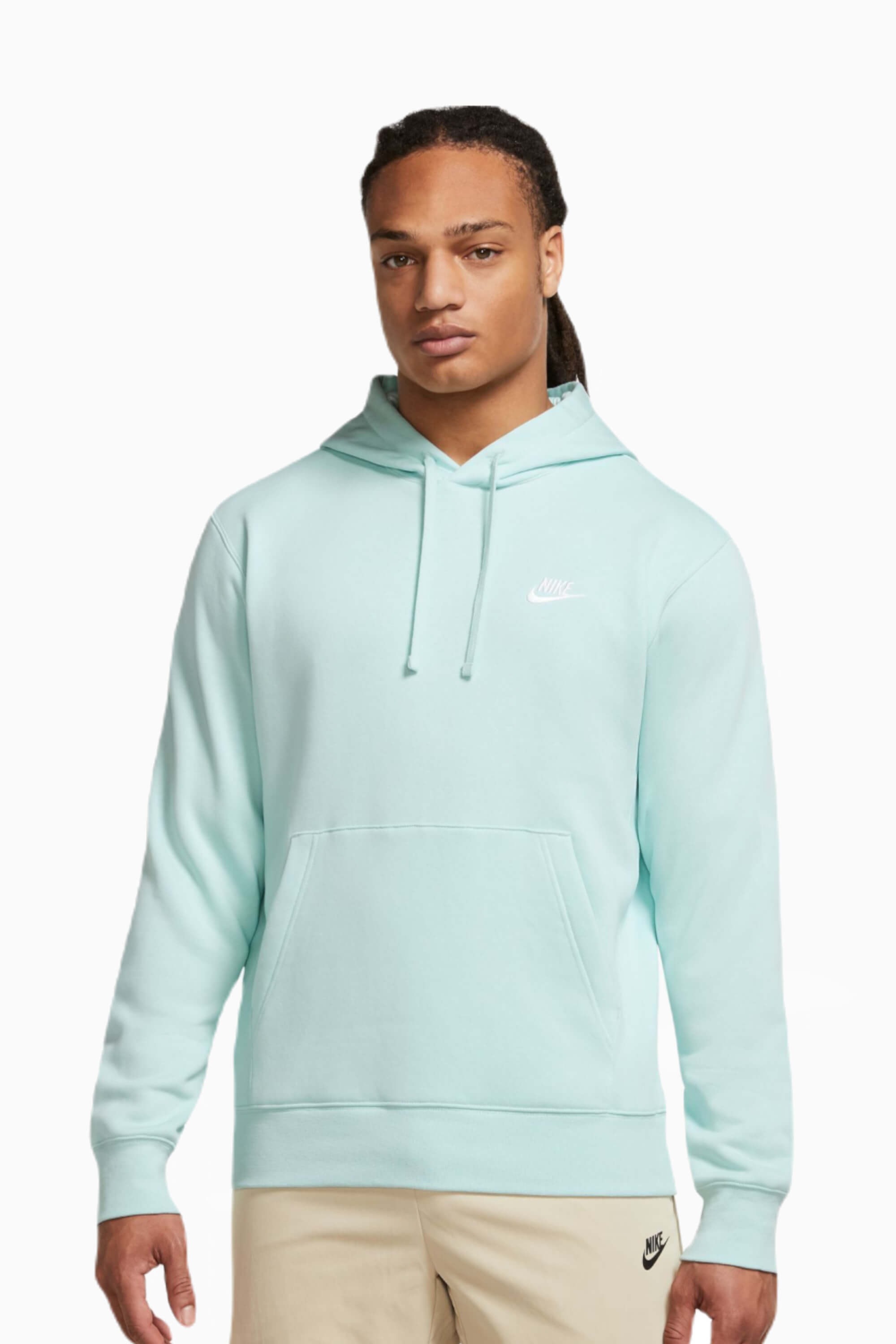 Áo Hoodie Chính Hãng - Áo Nike Nỉ Bông Club Freece Pullover ''Mint'' - BV2654-346