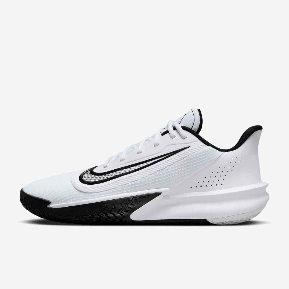 Giày Bóng Rổ Chính Hãng - Nike Precision 7 'White Black' - FN4322-101