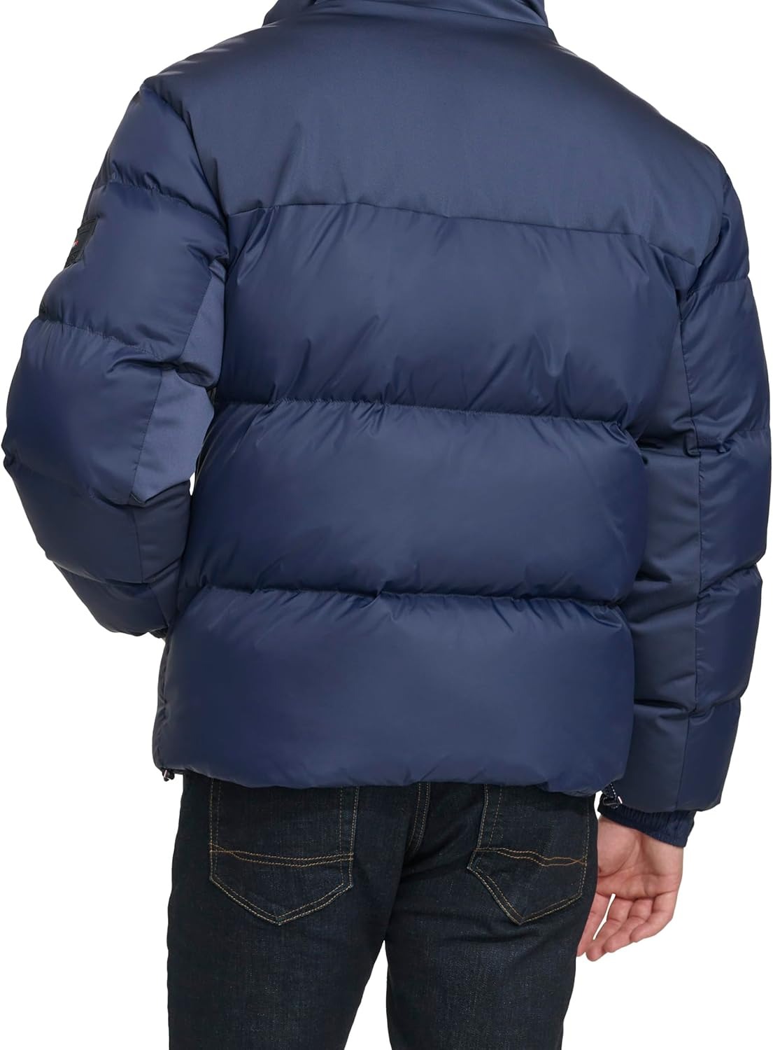Áo Khoác Phao Chính Hãng - Tommy Hilfiger Mens Mixed-Media Puffer Jacket 