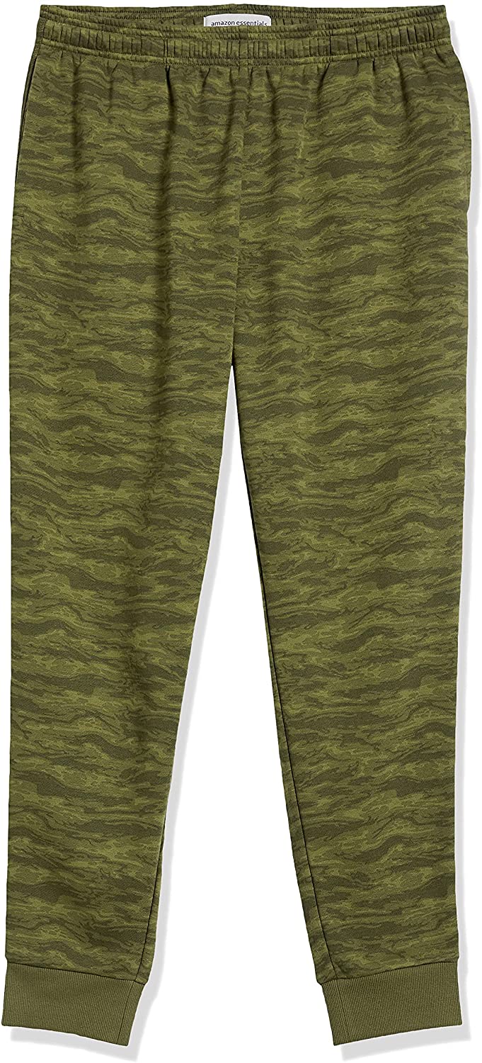 Quần Dài Chính Hãng - Amazon Essentials Men's Fleece Jogger Pant''Green/Abstract/Camo'' - AMAP-555