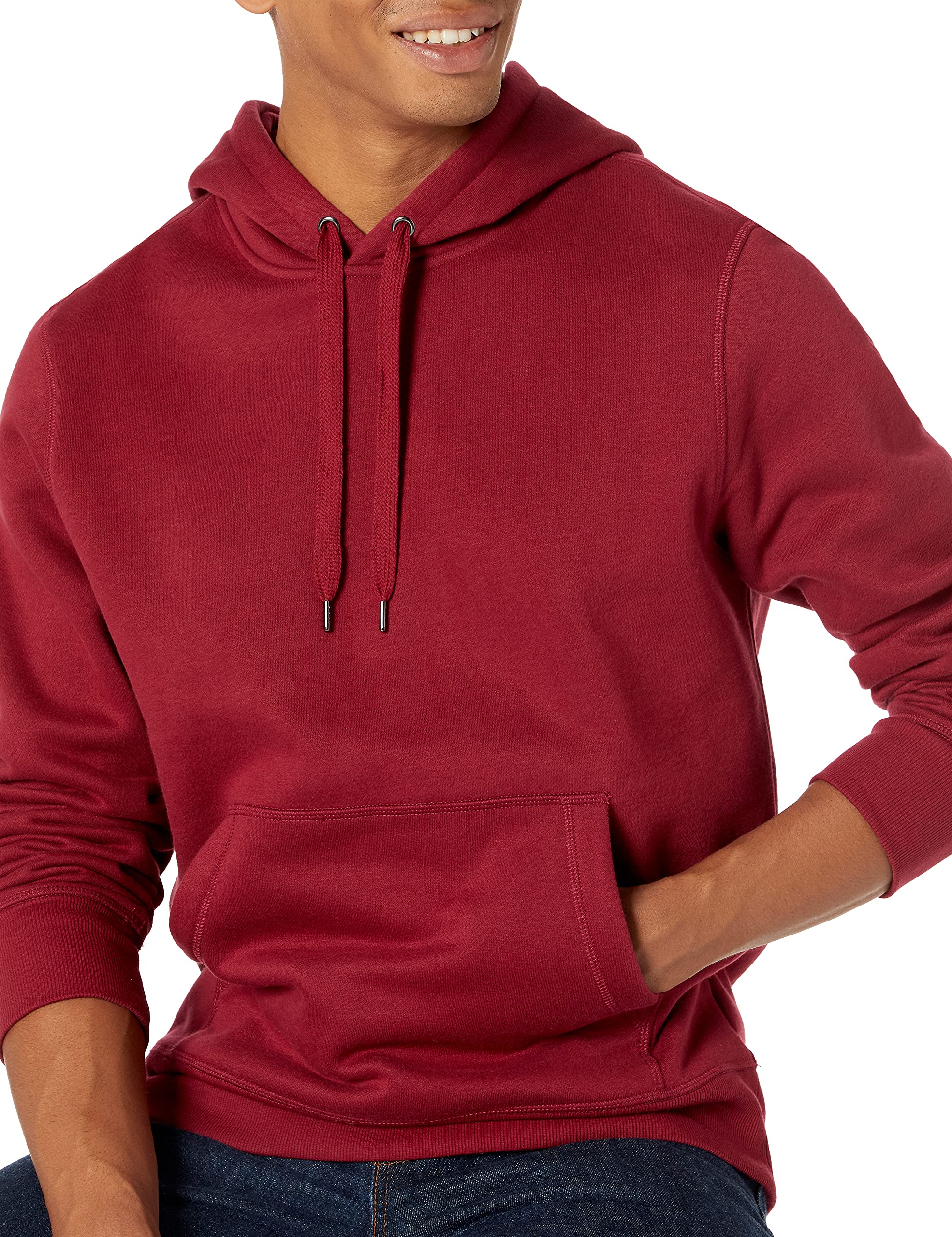 Áo Hoodie Nỉ Nam Nữ Amazon Essentials Men's Đỏ - HAMA-999