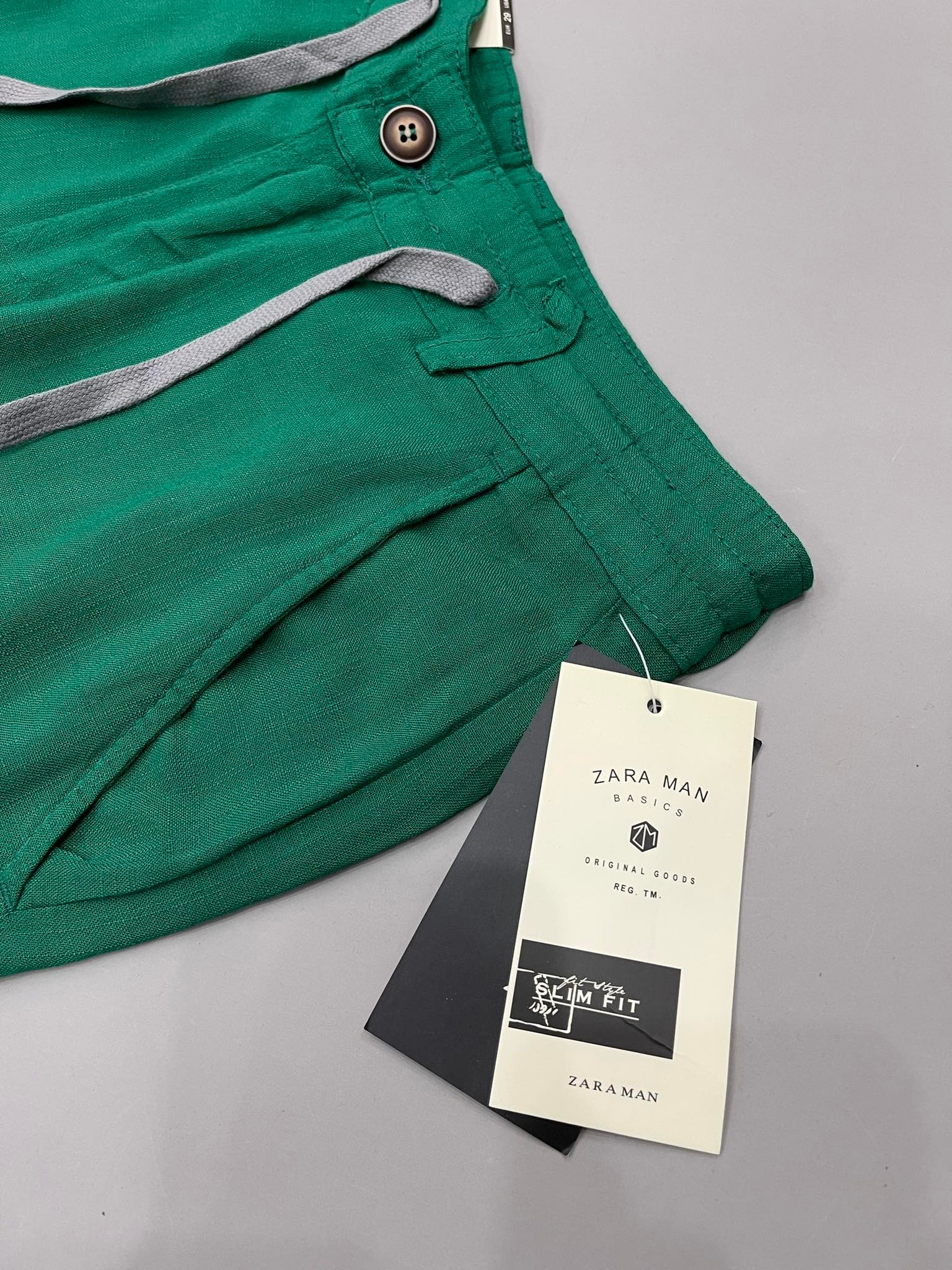 Quần Đùi Nam- Zara Men's Linen 