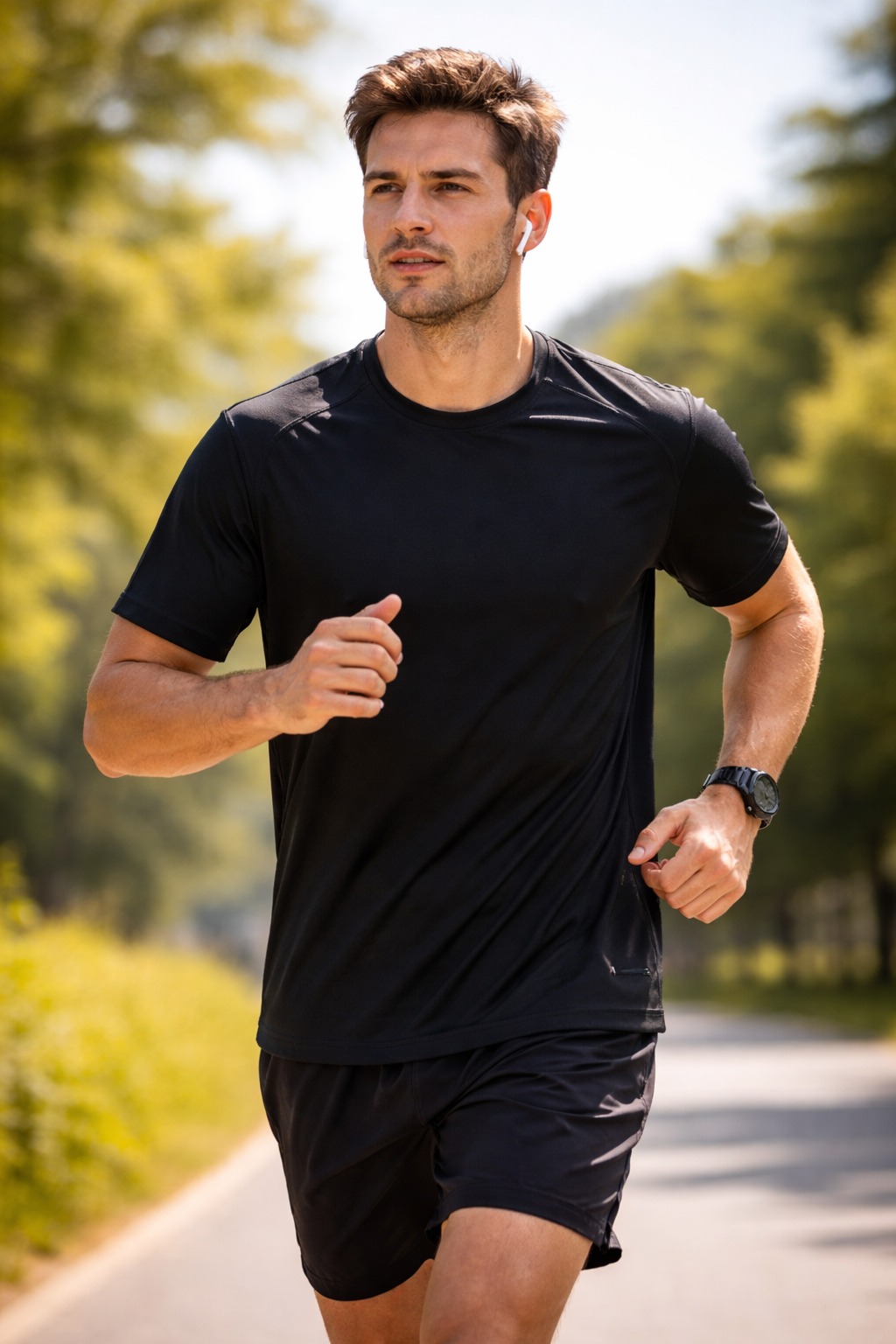 Áo TShirts Chính Hãng - TopTen Air Mesh Tee Black Men's - TTE-001