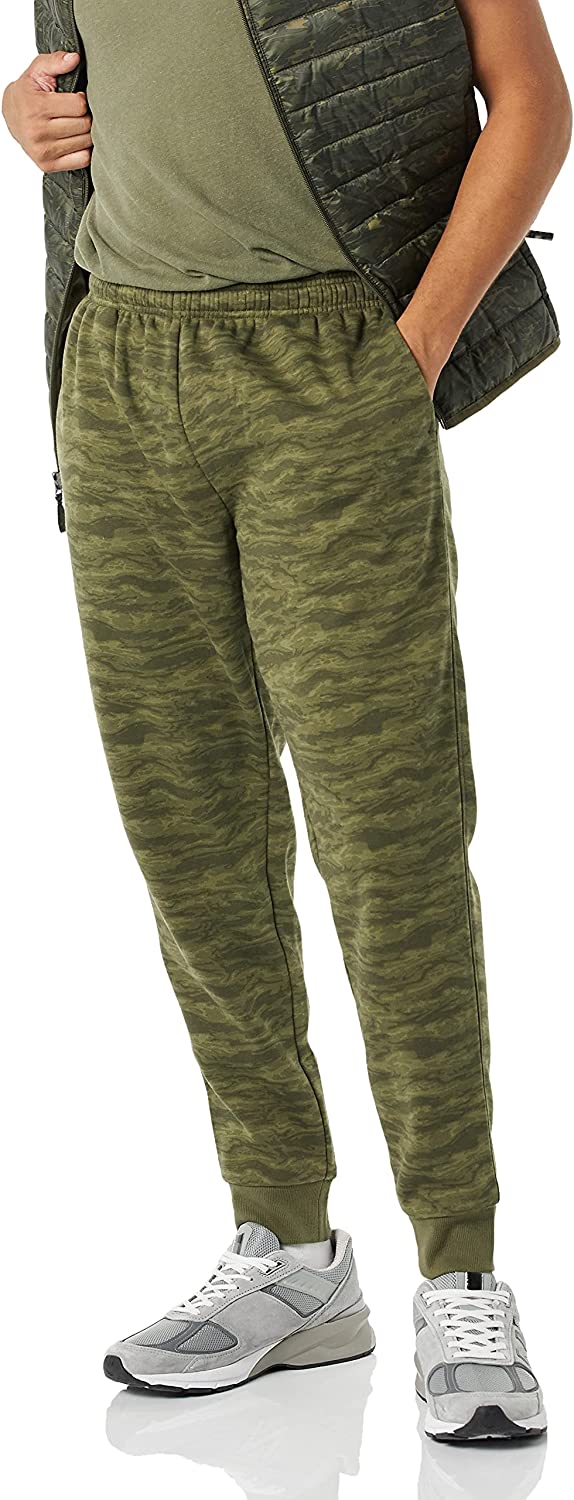 Quần Dài Chính Hãng - Amazon Essentials Men's Fleece Jogger Pant''Green/Abstract/Camo'' - AMAP-555