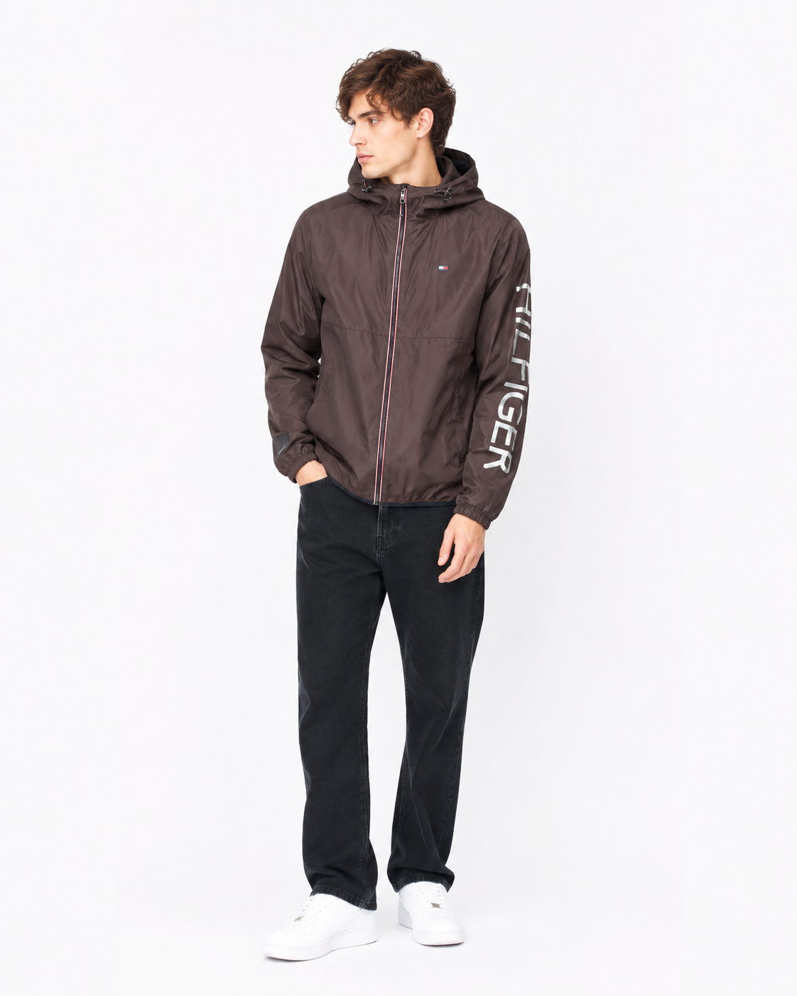 Áo Khoác Chính Hãng - Tommy Hilfiger Zipper Nylon Jacket 