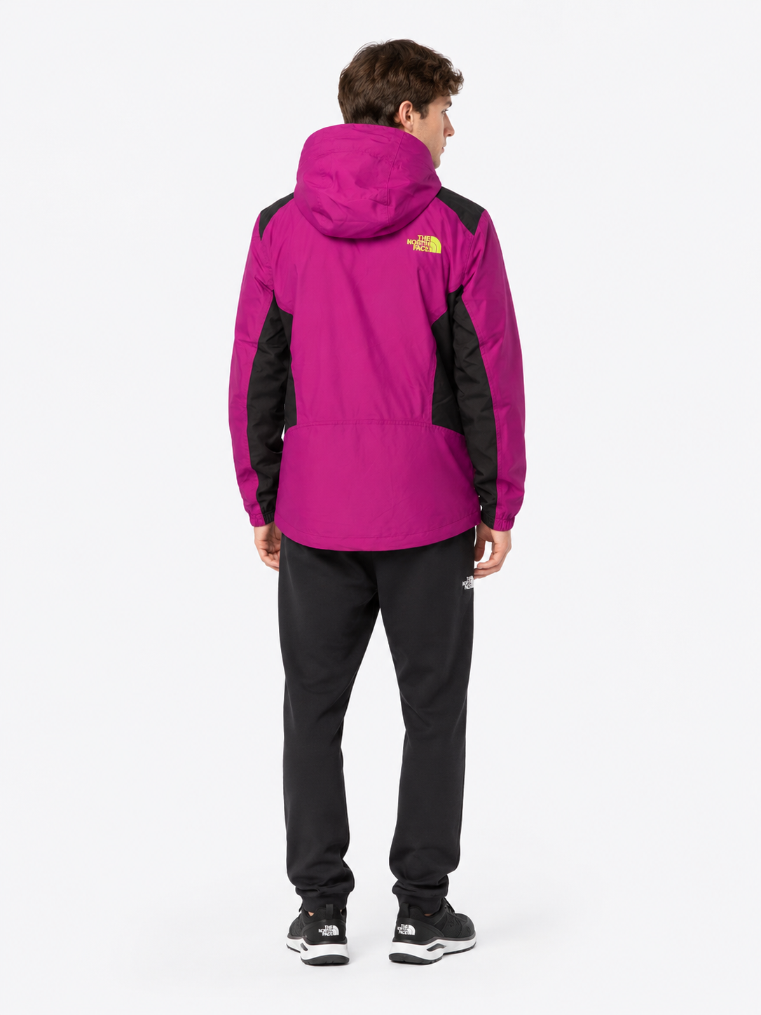 Áo Khoác Chính Hãng - The North Face Gore - Tex Tím Logo Xanh Lá - AKTNF-10