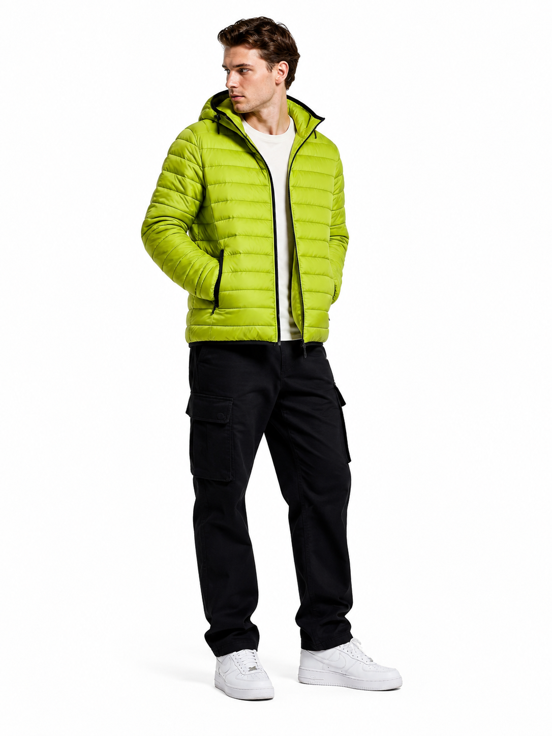 Áo Khoác Chính Hãng - Remixed Down Aeropostale Puffer Jacket Men's - 1176-193