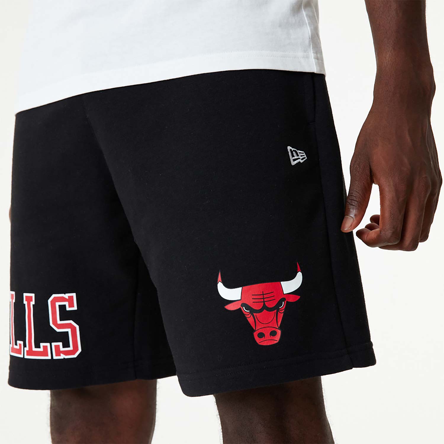 QUẦN SHORT - New Era Chicago Bulls NBA Team Logo Black Shorts - 60357044 Quyetsneaker