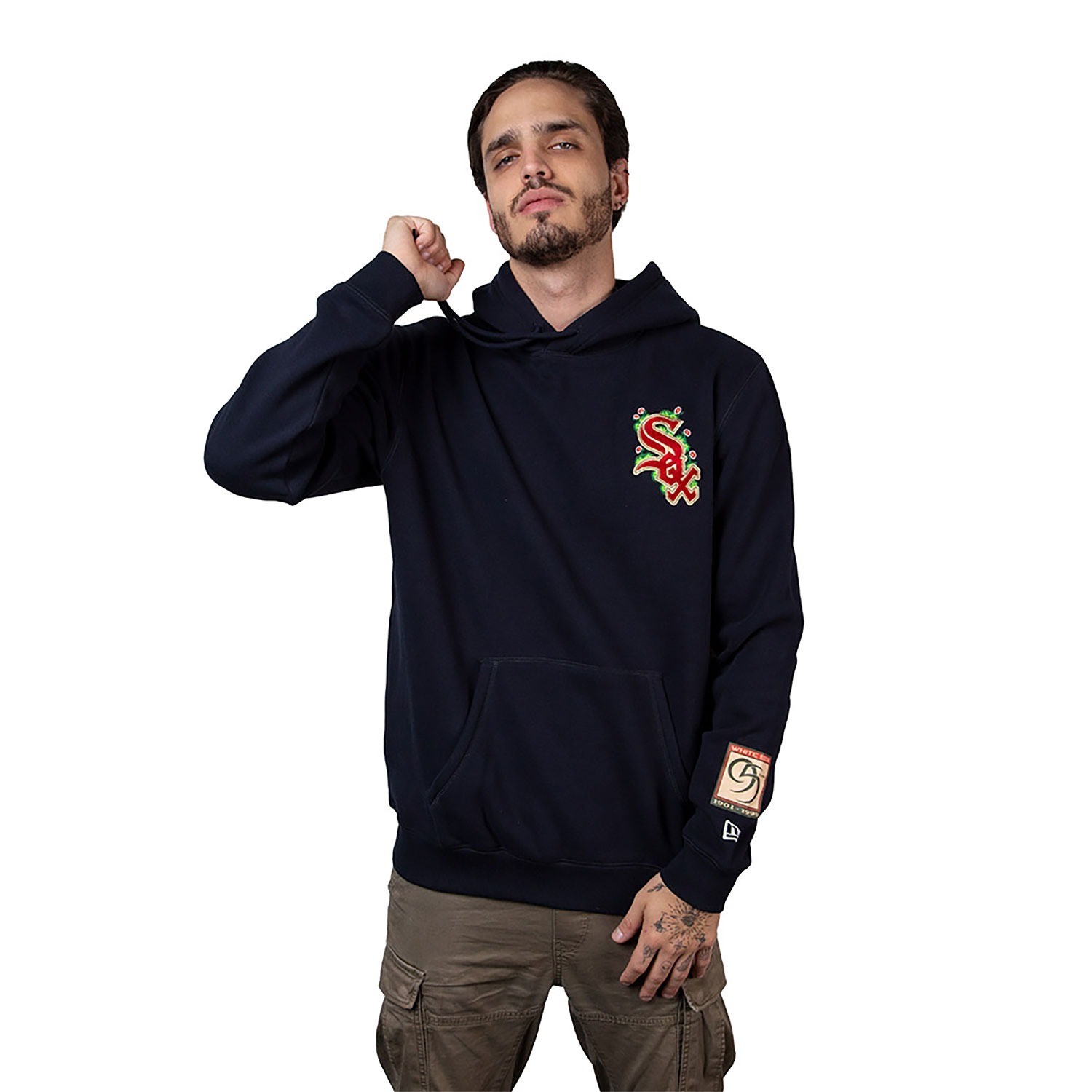 Áo Hoodie Chính Hãng - New Era Chicago White Sox MLB Sprouted 