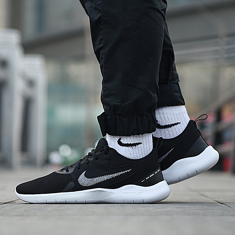 GIÀY CASUAL CHÍNH HÃNG - Nike Flex Experience Run 10 'Black White' -  CI9960-002