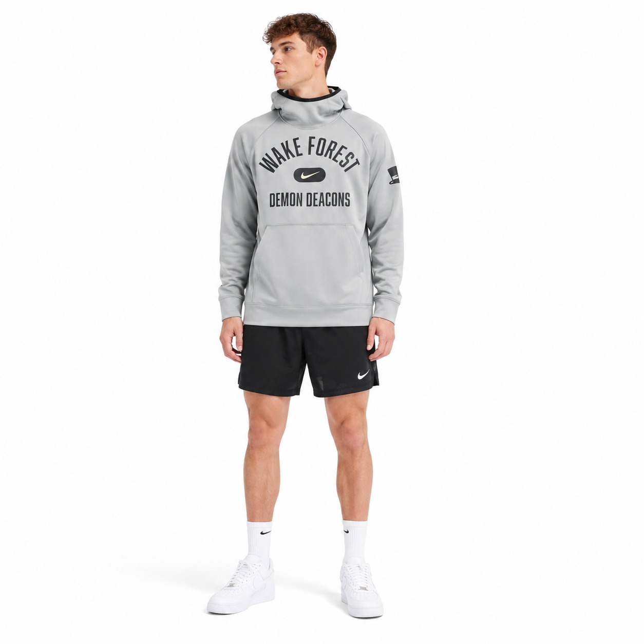 Áo Hoodie Chính Hãng - Nike Men's Text Wake Forest Demon Deacons 