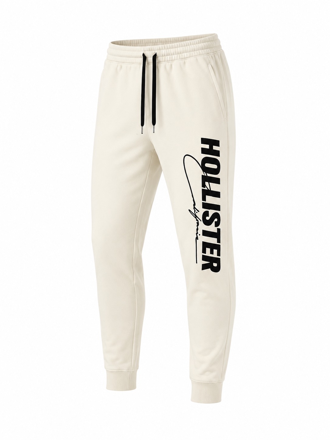 Quần Dài Chính Hãng - Quần Nỉ Bông Hollister 'Beige - HH040