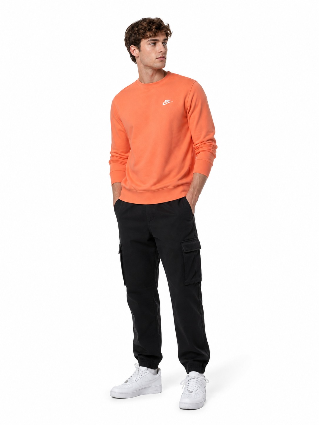 Áo Sweater Chính Hãng - Nike Sportwear Club Fleece Hoodie Orange - BV2622-871