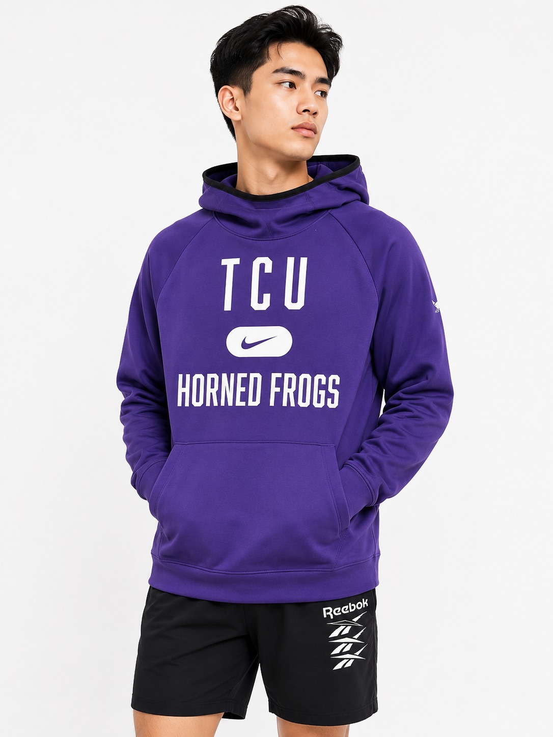 Áo Hoodie Chính Hãng - Nike TCU Horned Frogs Spotlight Raglan 