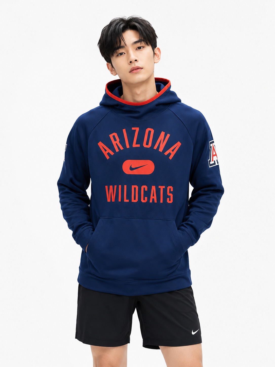 Áo Hoodie Chính Hãng - Nike Arizona Wildcats Basketball NBA 'Navy' - DD6079-419