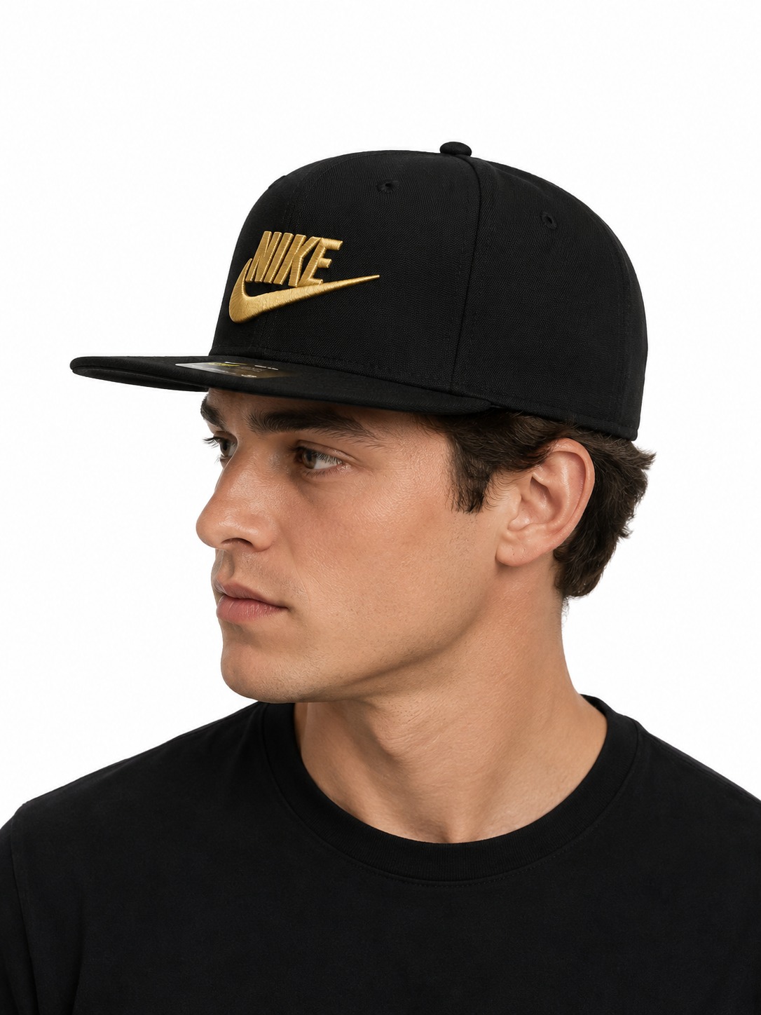 Phụ Kiện Chính Hãng - Mũ Nike Pro Sportswear Black Gold Snapback Hat Cap 'Black/Gold' - 891284-014