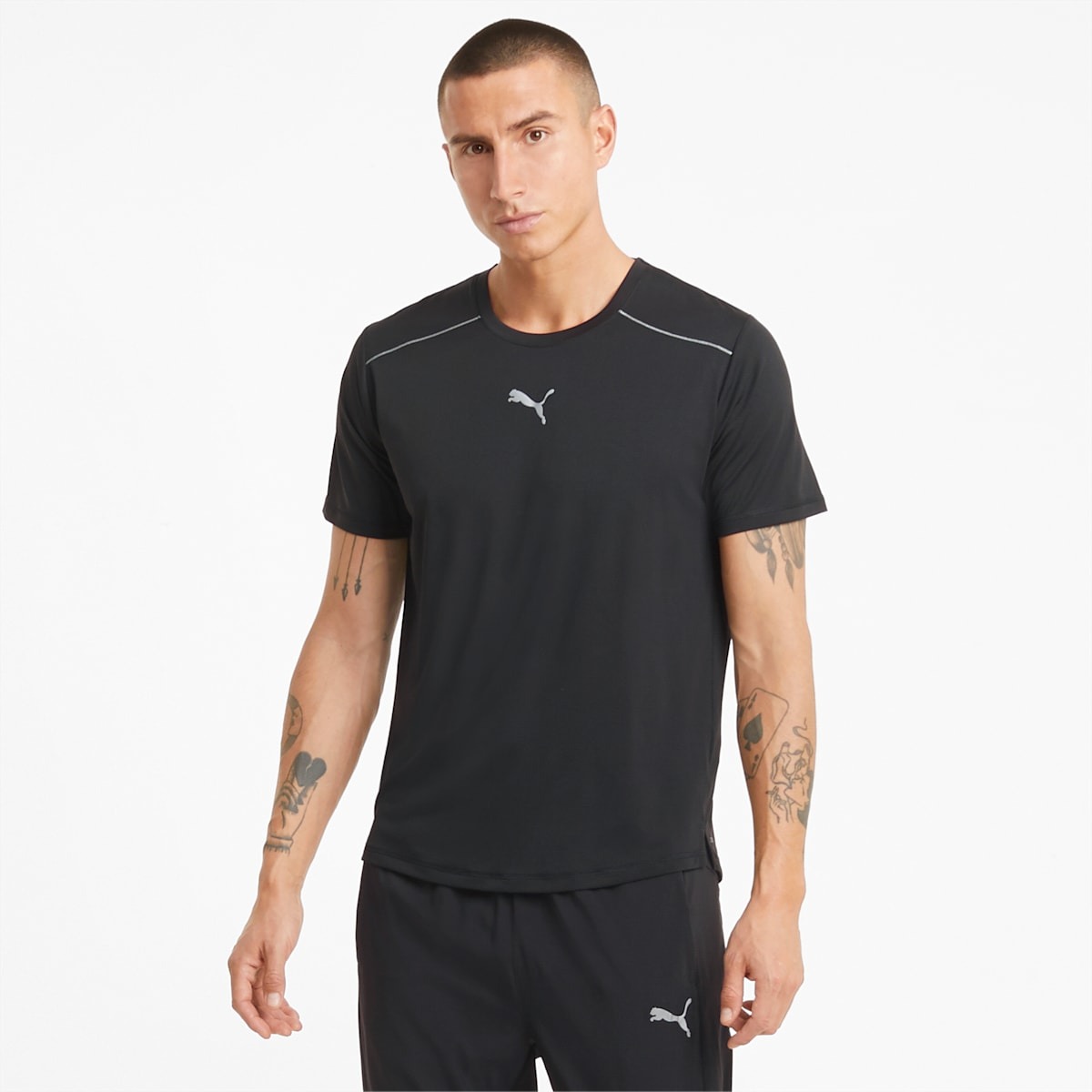 Áo Thể Thao Hè - Puma COOLadapt Short Sleeve Men's Running T-shirt - 520198-01 Quyetsneaker