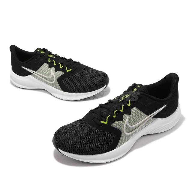 GIÀY CASUAL CHÍNH HÃNG - Nike Downshifter 11 Black Volt White Men Running - CW3411 -003