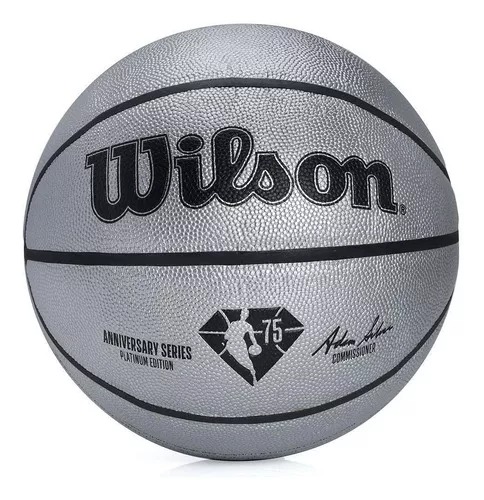 Quả Bóng Rổ Chính Hãng NBA Wilson 75th Platinum Edition Baloncesto - WZ4003701CN7