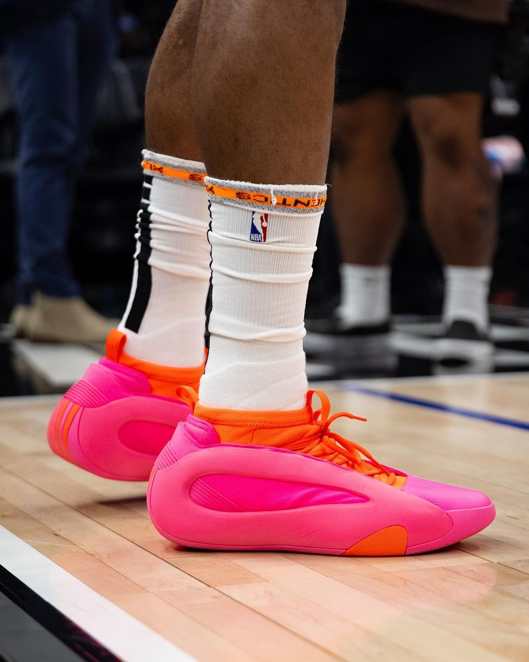 Giày Bóng Rổ Chính Hãng - Adidas Harden Vol 8 Flamingo Pink Men's - IE2698