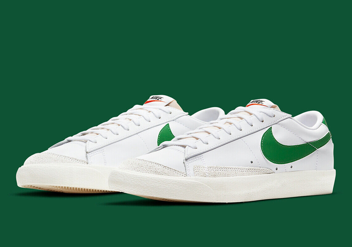 GIÀY CASUAL CHÍNH HÃNG - Nike Blazer Low 77 Pine Green Sail Retro - DA6364-115