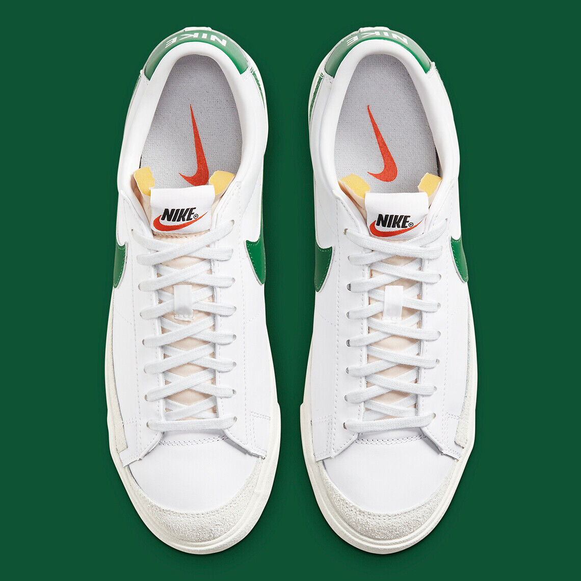 GIÀY CASUAL CHÍNH HÃNG - Nike Blazer Low 77 Pine Green Sail Retro - DA6364-115